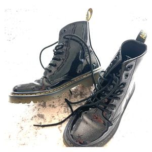 Doc marten glitter boots